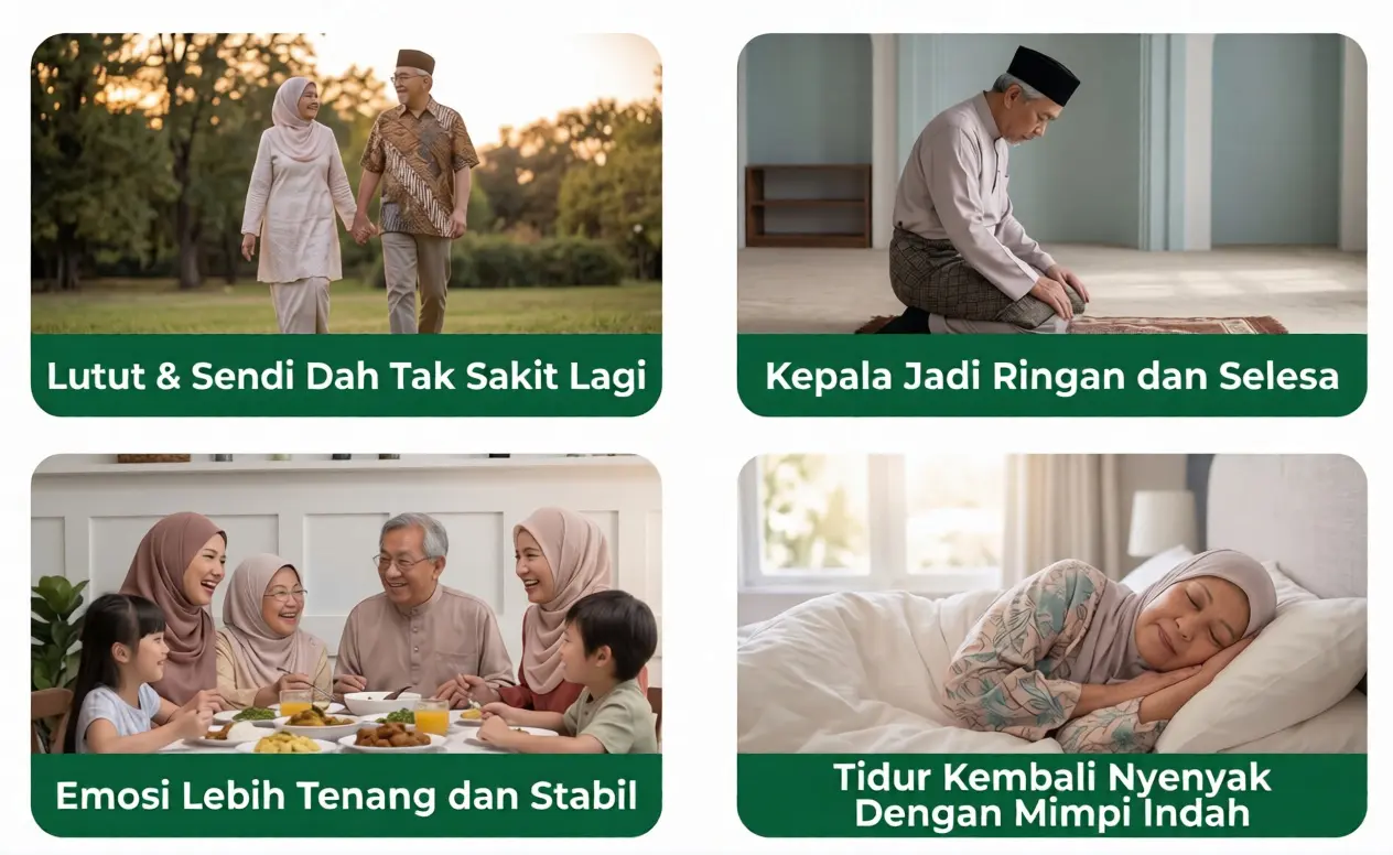 Kesan selepas mengamalkan Jus UAI Herbs