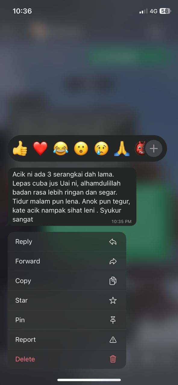 Testimoni pelanggan 1